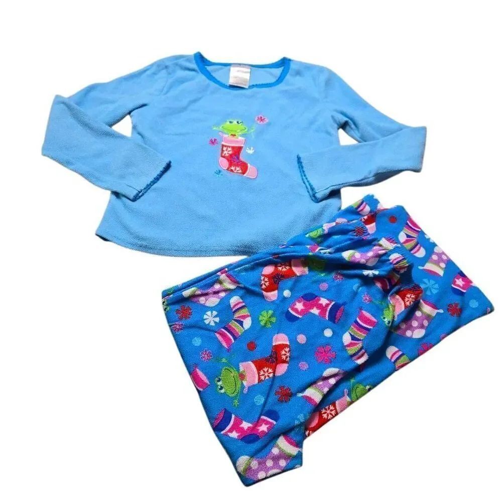 Frog Christmas Pajamas S6/6x